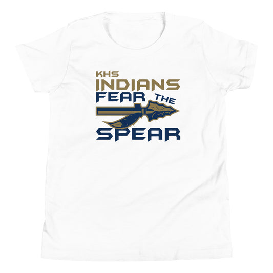 Youth Keller Football Bella + Canvas T-shirt