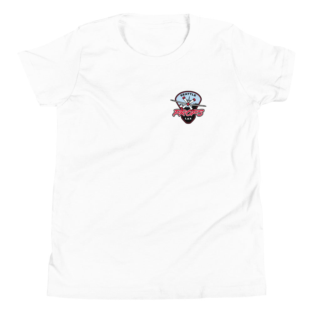Youth Seattle Props Lacrosse Bella + Canvas T-Shirt