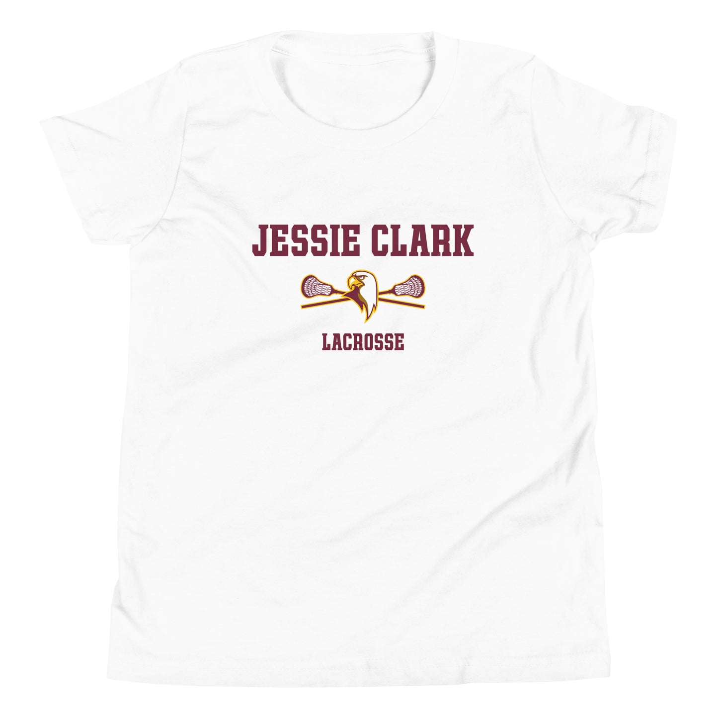 Youth Jessie Clark Lacrosse Bella + Canvas T-shirt
