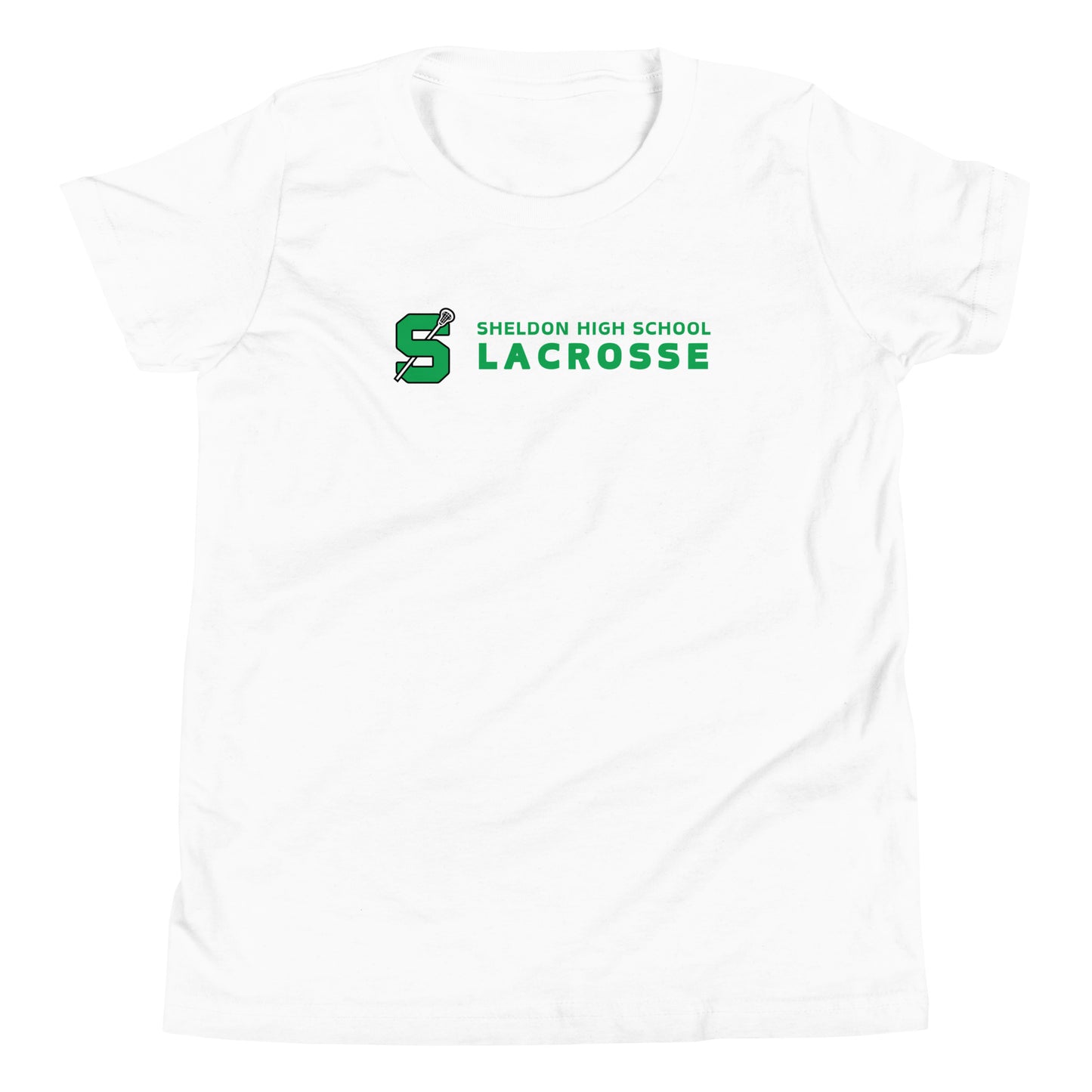 Youth Sheldon Boys and Girls Lacrosse Bella + Canvas T-shirt