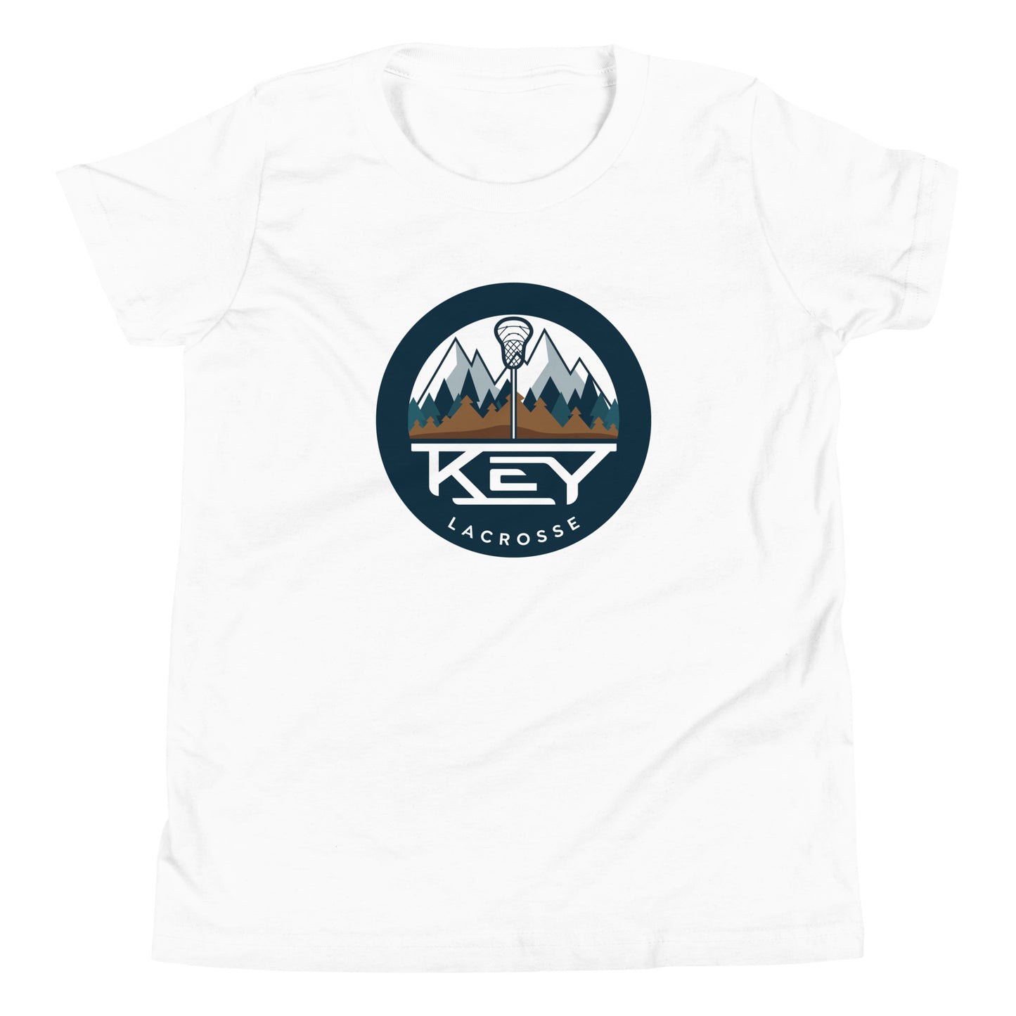 Youth Key Lacrosse Bella + Canvas T-shirt