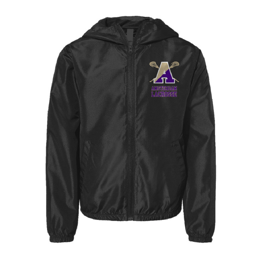 Youth Amsterdam Lacrosse Lightweight Windbreaker Full-Zip Jacket