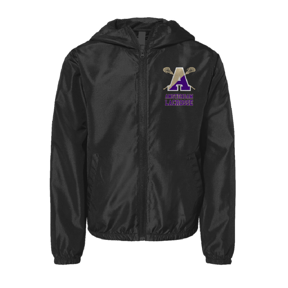 Youth Amsterdam Lacrosse Lightweight Windbreaker Full-Zip Jacket