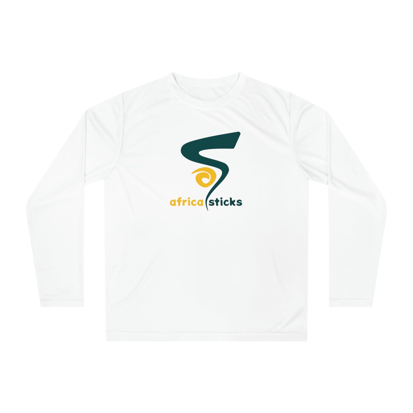 Adult Africa Sticks Team 365 Performance Long Sleeve Shirt