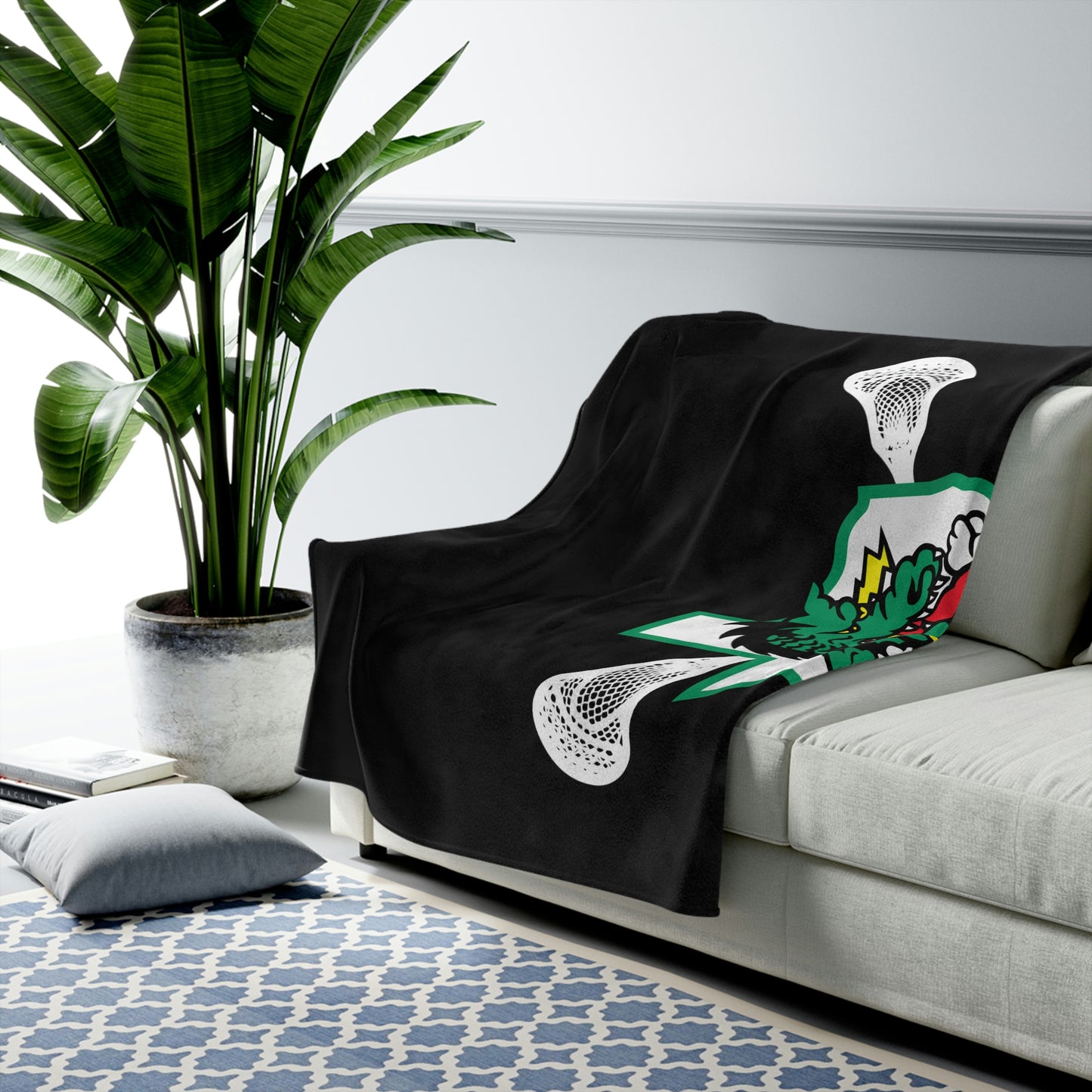 Southlake Carroll Velveteen Plush Blanket