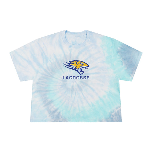 Women's Tacoma Tigers Lacrosse Tie-Dye Crop Tee