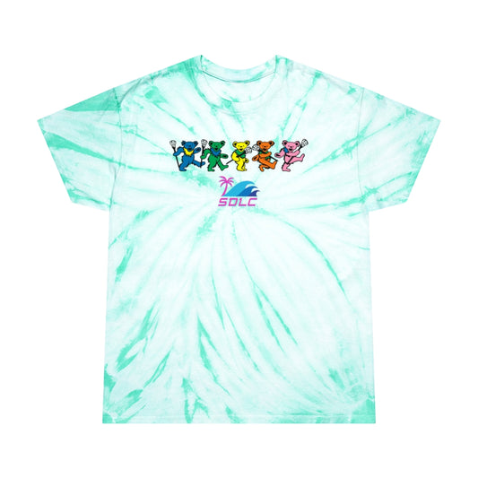 Unisex Tie-Dye Dancing Bear Tee