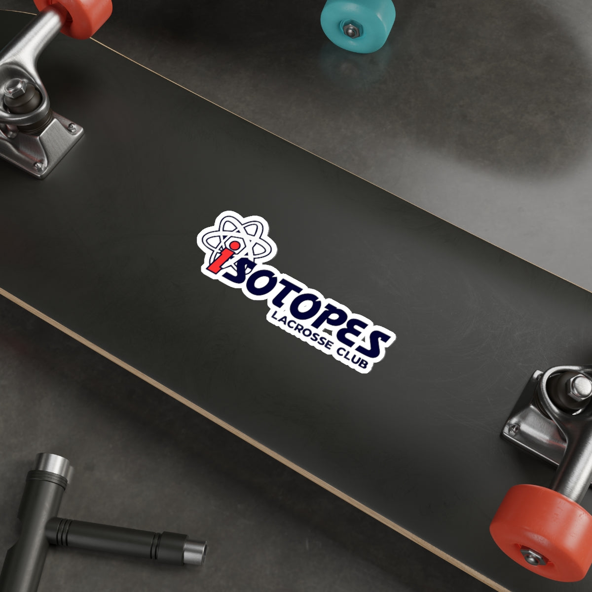 Isotopes Lacrosse Die-Cut Stickers