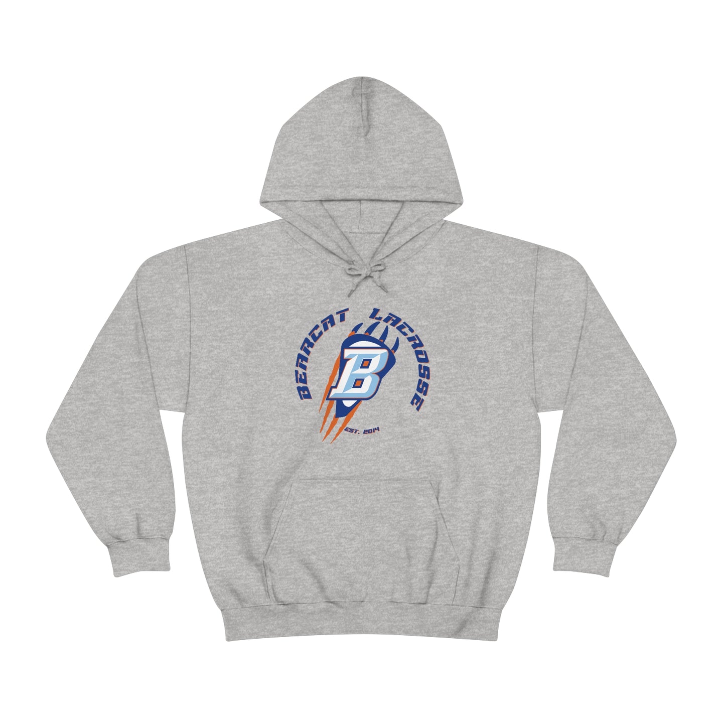 Adult Billings Bearcats Lacrosse Gildan Heavy Blend™ Hooded Sweatshirt