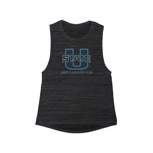 Women's USU Lacrosse Flowy Scoop Sport Tank