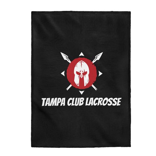 Tampa Club Lacrosse Velveteen Plush Blanket