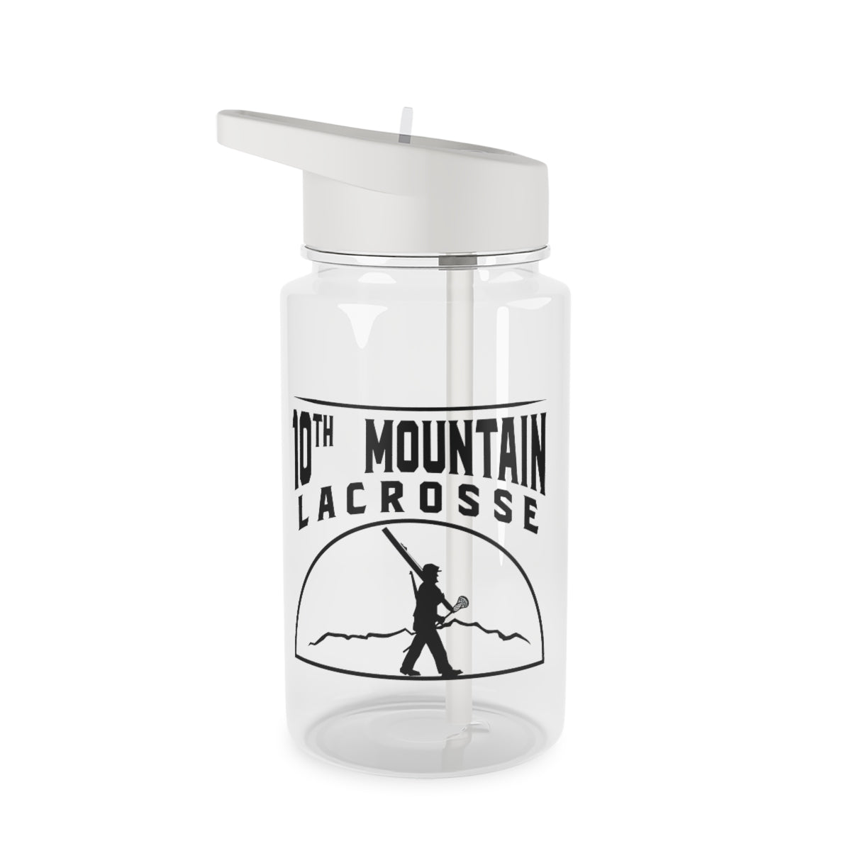 10th Mountain Lacrosse Tritan Water Bottle