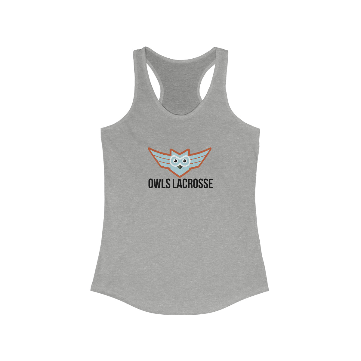 Women's OWLS Lacrosse Next Level Racerback Tank