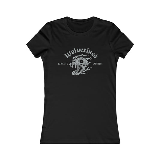 Women's Santa Fe Lacrosse Bella + Canvas Short Sleeve Cotton Tee
