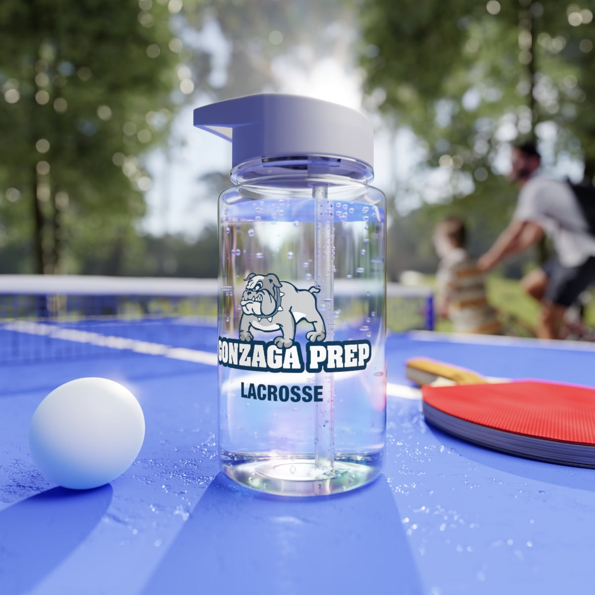 Gonzaga Prep Lacrosse Tritan Water Bottle