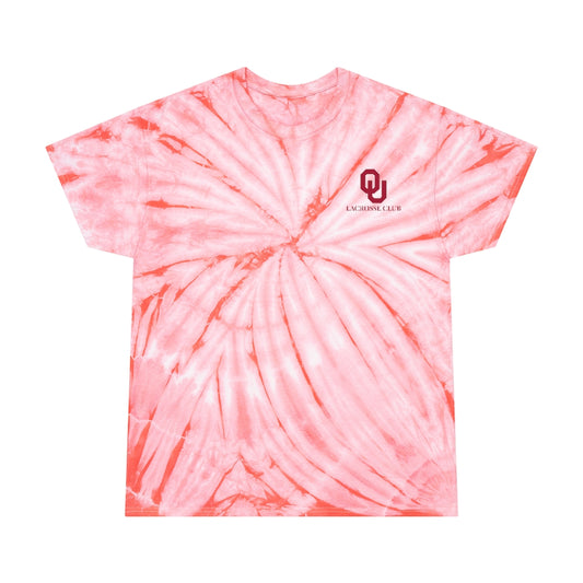 Adult Oklahoma University Lacrosse Tie-Dye Cyclone Tee