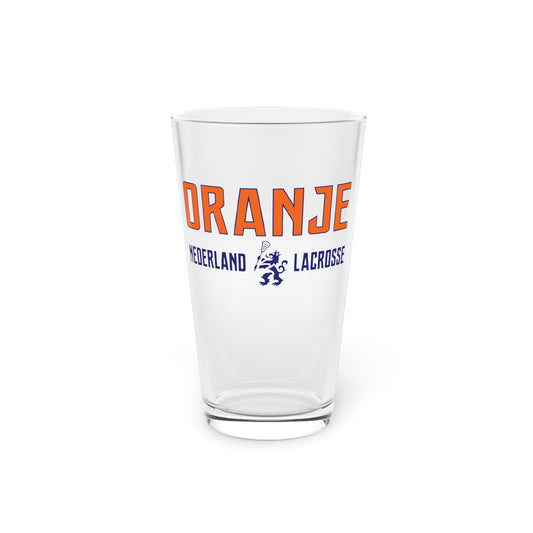 Netherlands Lacrosse Pint Glass