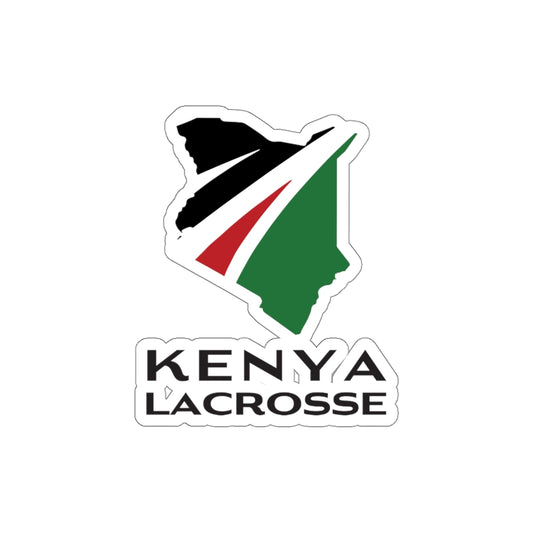 Kenya Lacrosse Die-Cut Sticker