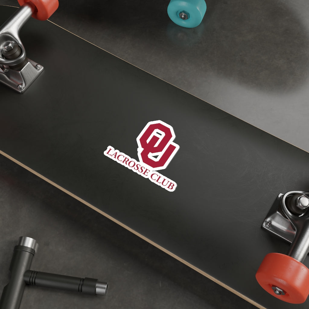 Oklahoma University Lacrosse Die-Cut Stickers