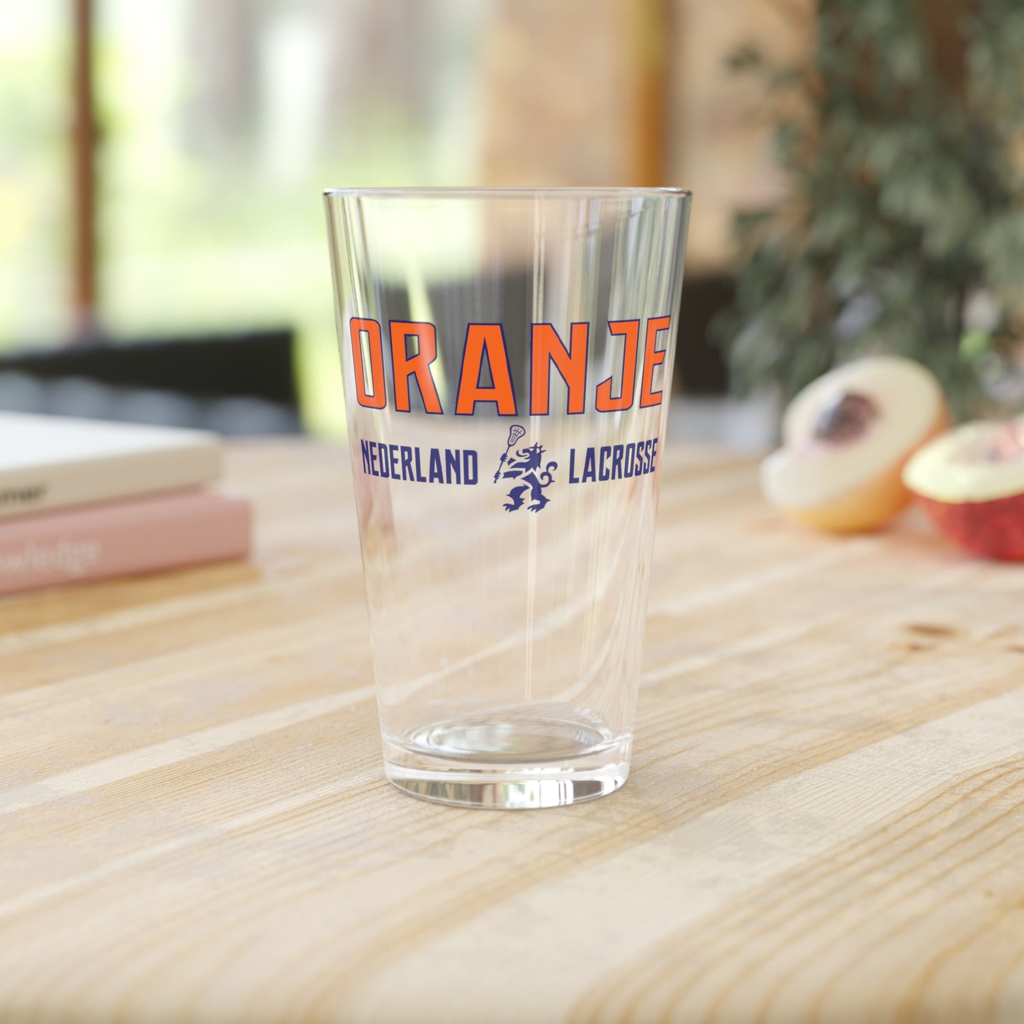 Netherlands Lacrosse Pint Glass