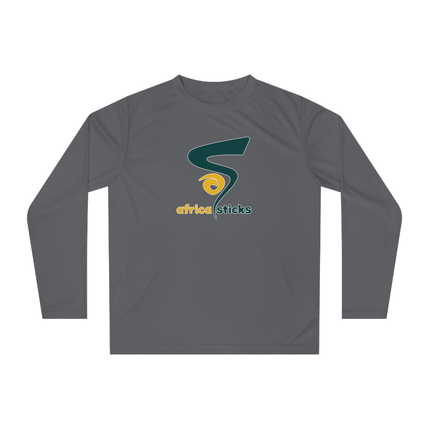 Adult Africa Sticks Team 365 Performance Long Sleeve Shirt