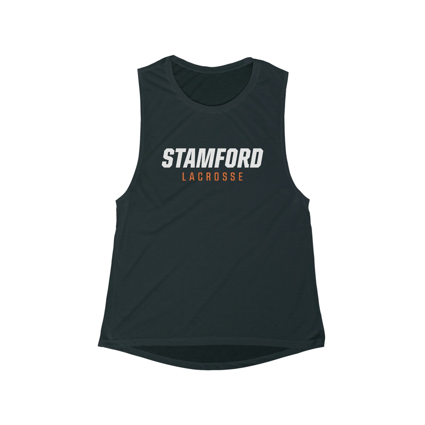 Women's Stamford Lacrosse Bella + Canvas Flowy Scoop Muscle Tank