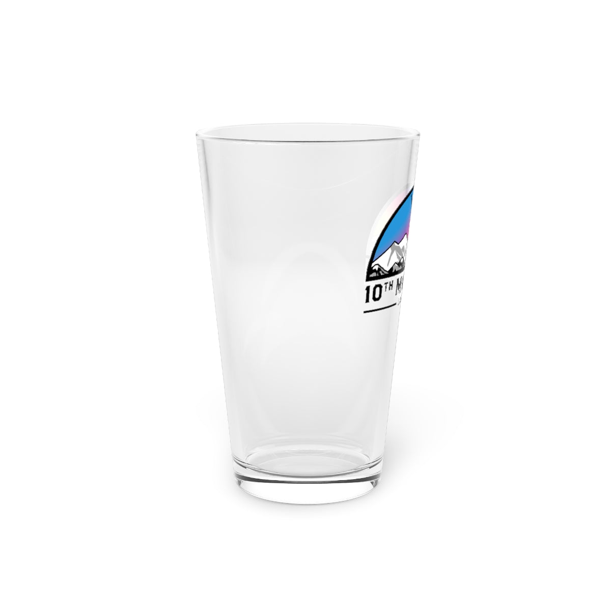 10th Mountain Lacrosse Pint Glass