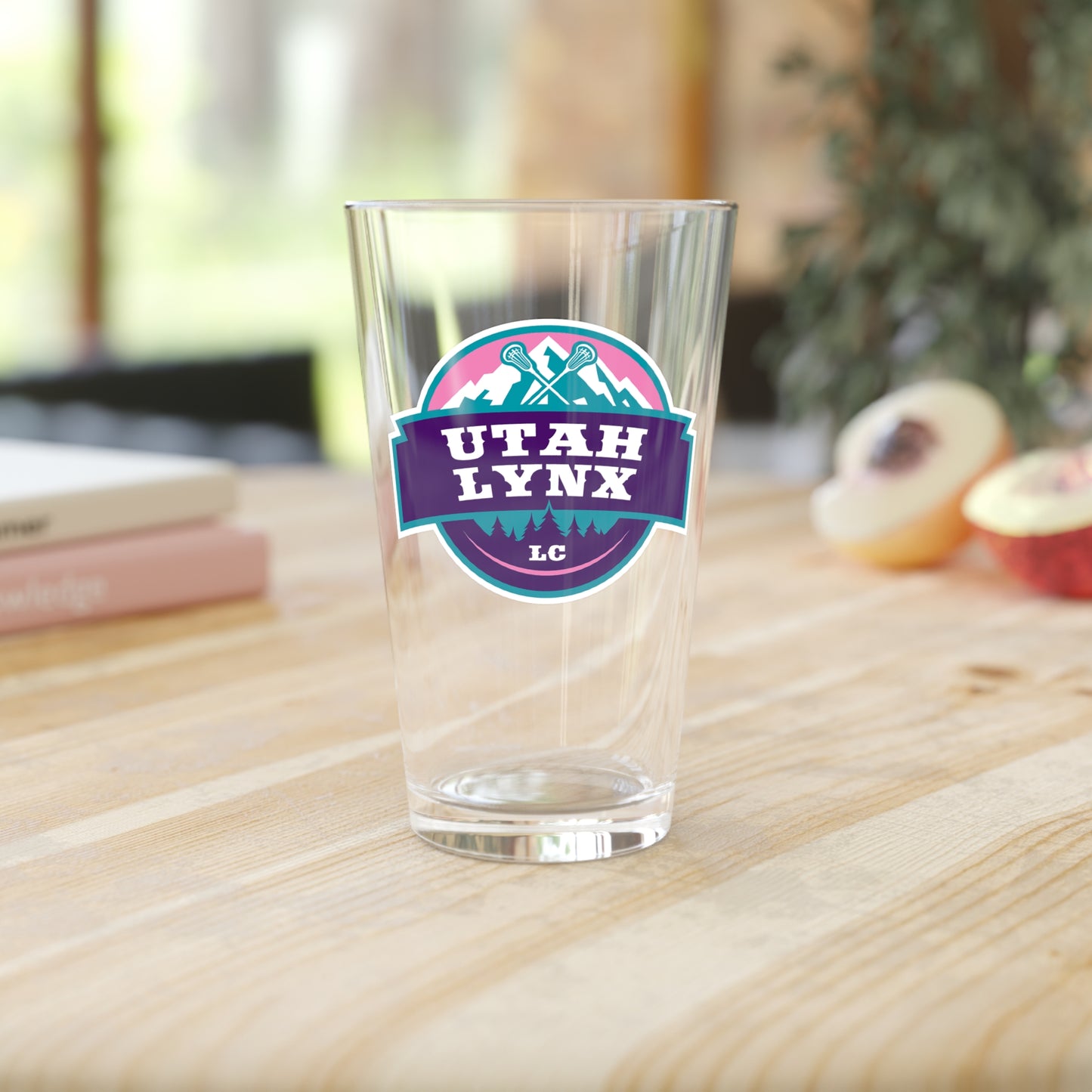 Utah Lynx Pint Glass