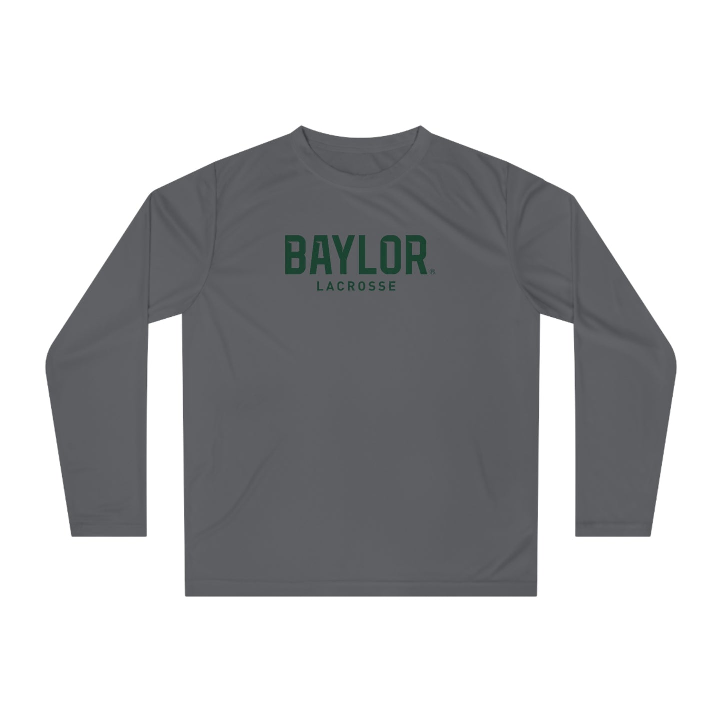Adult Baylor Lacrosse Team 365 Performance Long Sleeve Shirt