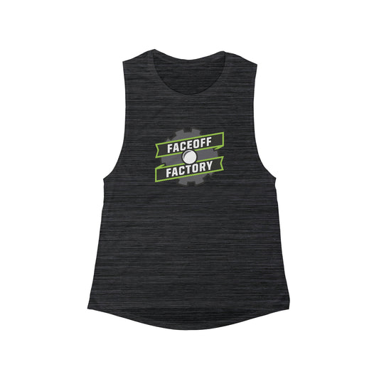 Women's Faceoff Factory Bella + Canvas Flowy Scoop Muscle Tank