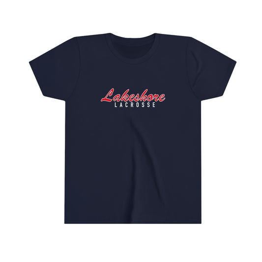 Youth Samford Lacrosse Bella + Canvas Short Sleeve Tee