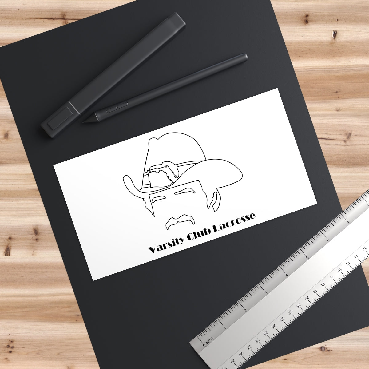 Varsity Club Lacrosse Bumper Stickers