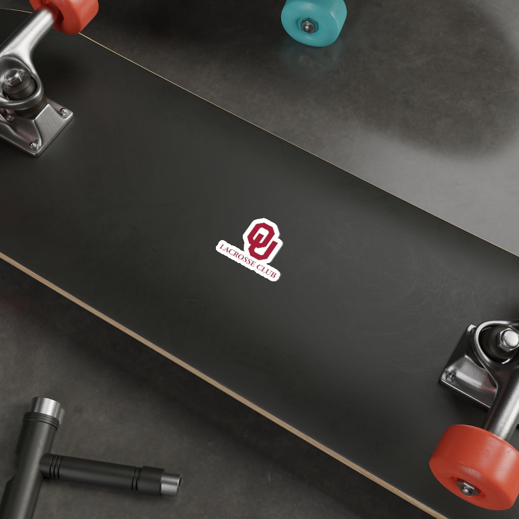 Oklahoma University Lacrosse Die-Cut Stickers