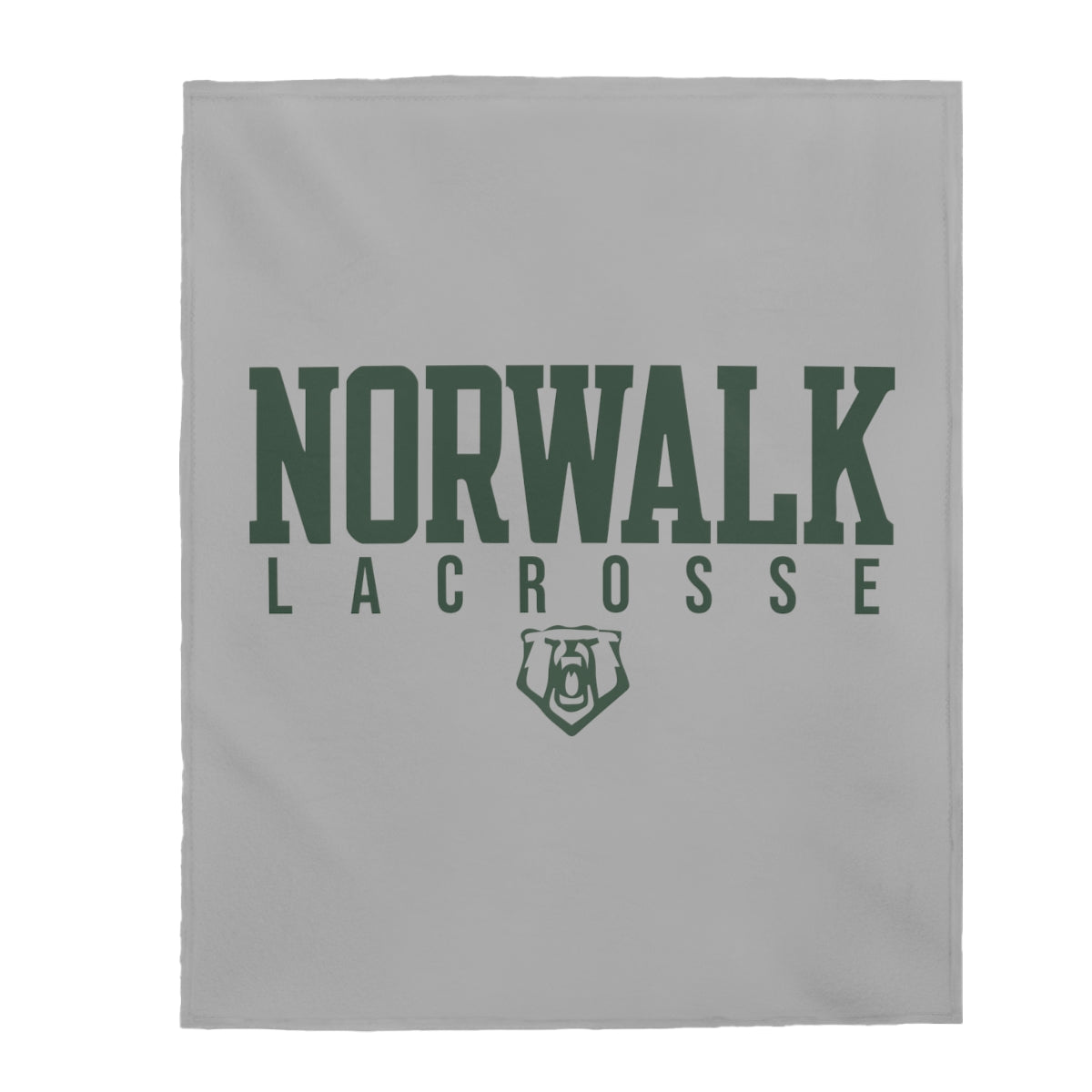 Norwalk Lacrosse Velveteen Plush Blanket