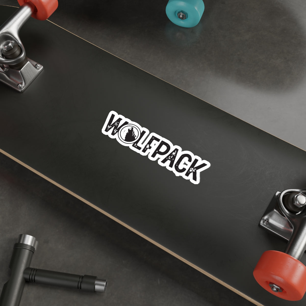 Wolfpack Lacrosse Die-Cut Sticker