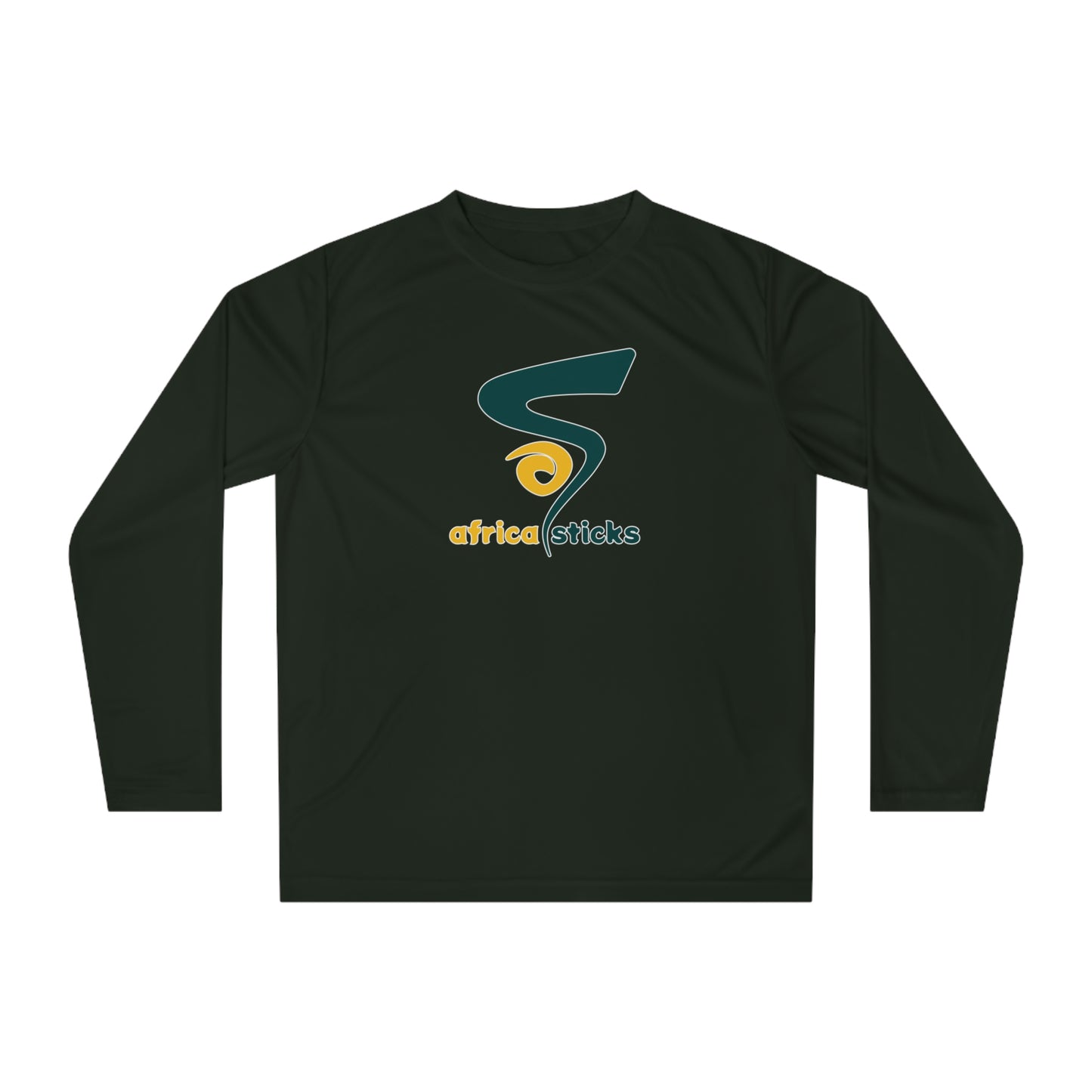 Adult Africa Sticks Team 365 Performance Long Sleeve Shirt