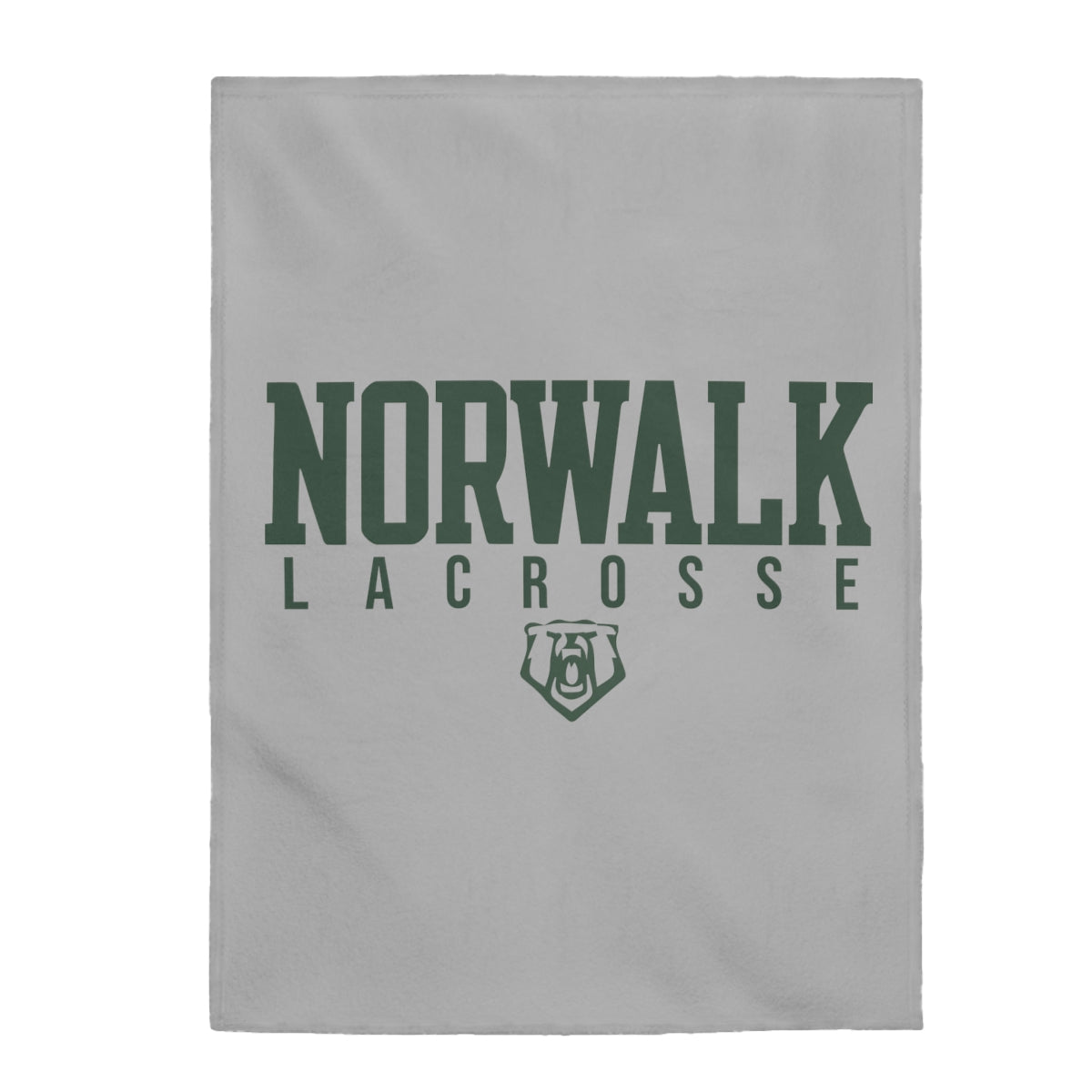 Norwalk Lacrosse Velveteen Plush Blanket