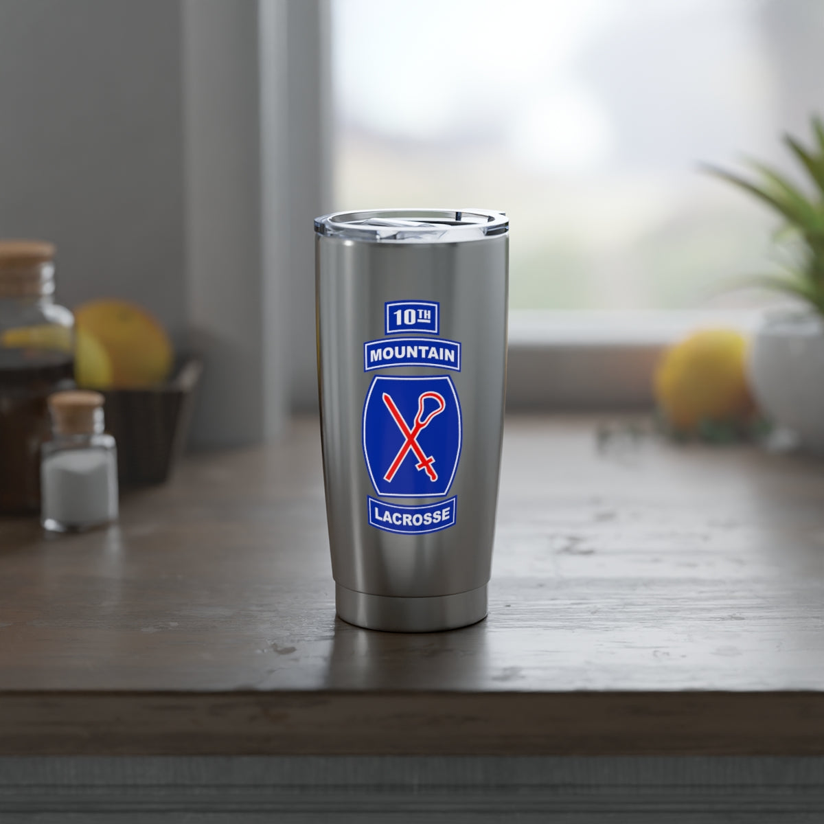 10th Mountain Lacrosse Insulated Tumbler (20oz)