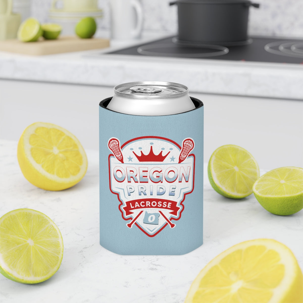 Oregon Pride Lacrosse Can Cooler 3-pack