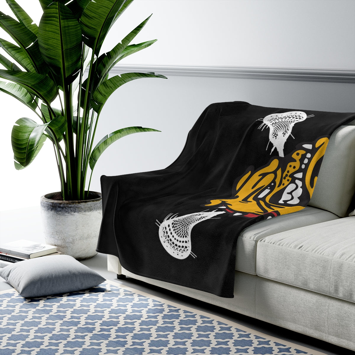 Judge Lax Velveteen Plush Blanket