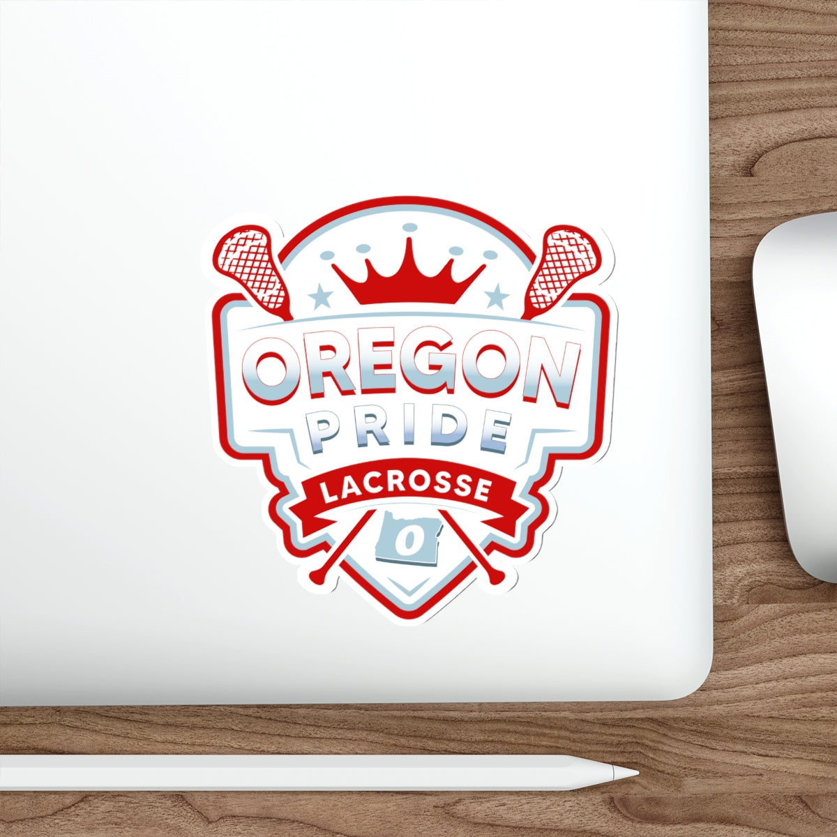 Oregon Pride Lacrosse Die-Cut Stickers