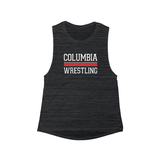 Women's CHS Wrestling Bella + Canvas Flowy Scoop Muscle Tank