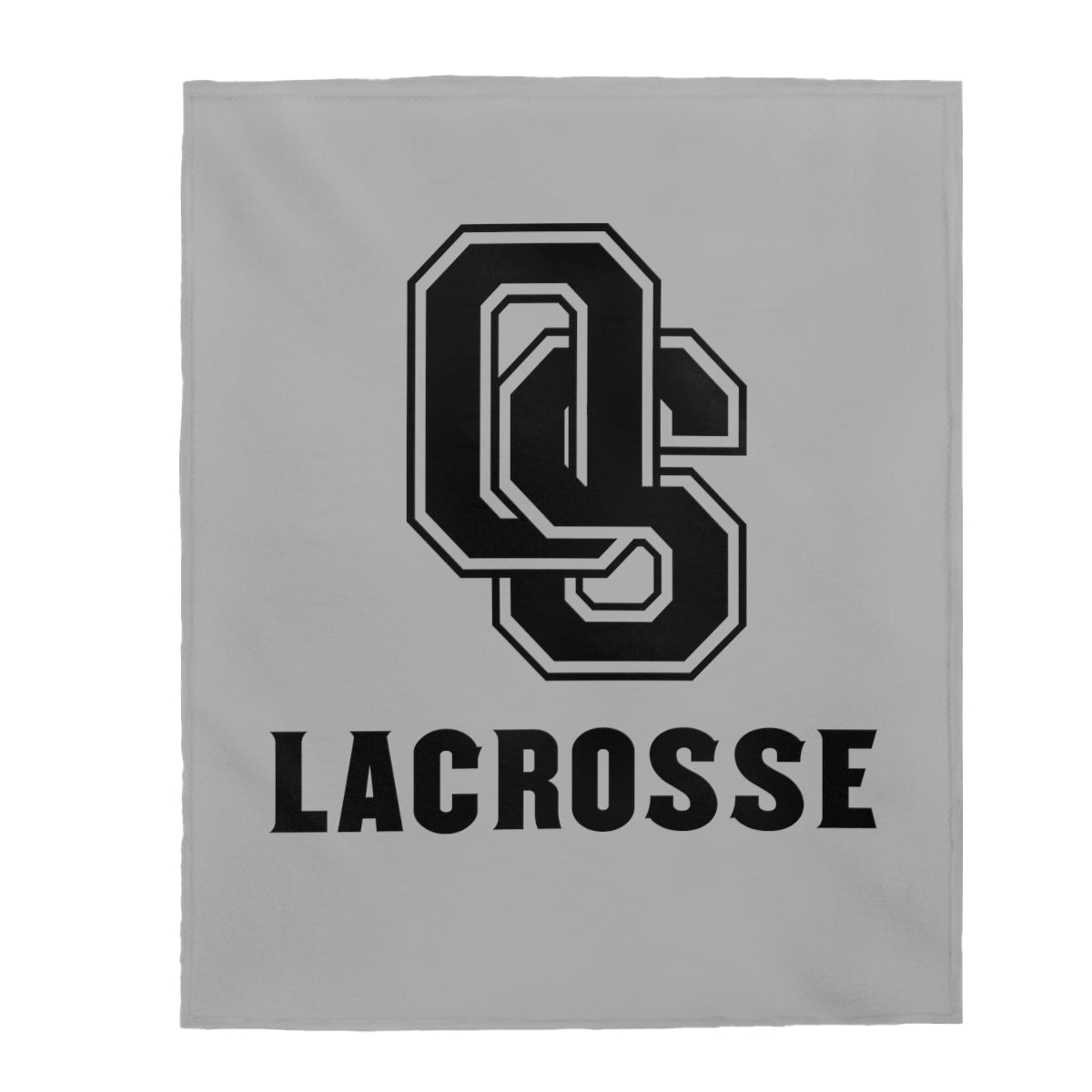 Old Saybrook Lacrosse Velveteen Plush Blanket