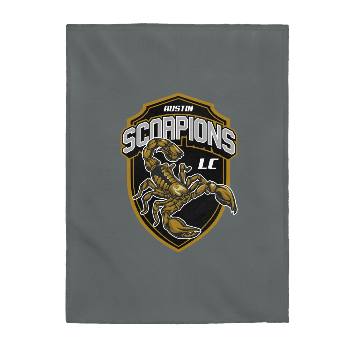 Austin Scorpions Velveteen Plush Blanket
