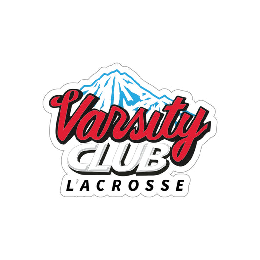 Varsity Club Lacrosse Die-Cut Stickers