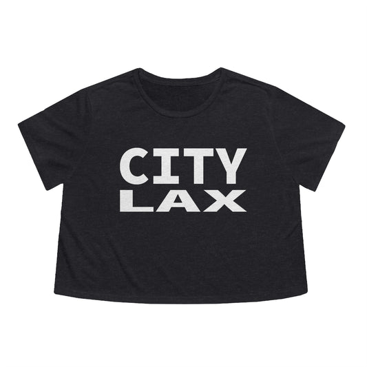 Women's City Lax Flowy Cropped Tee