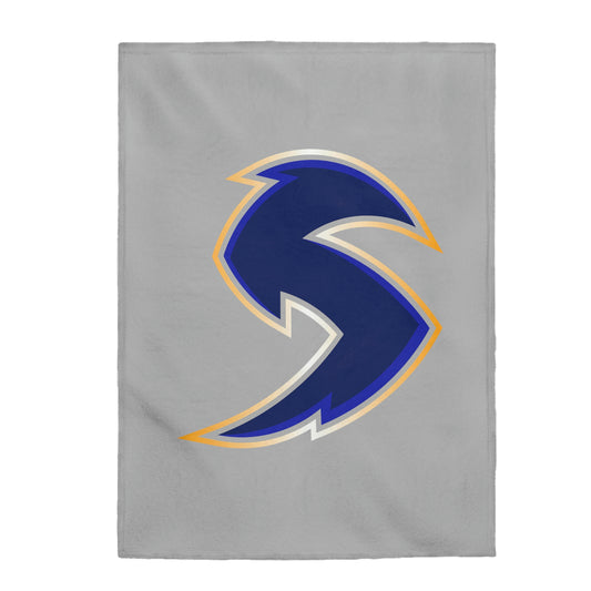 Salt Lake Storm Lacrosse Velveteen Plush Blanket