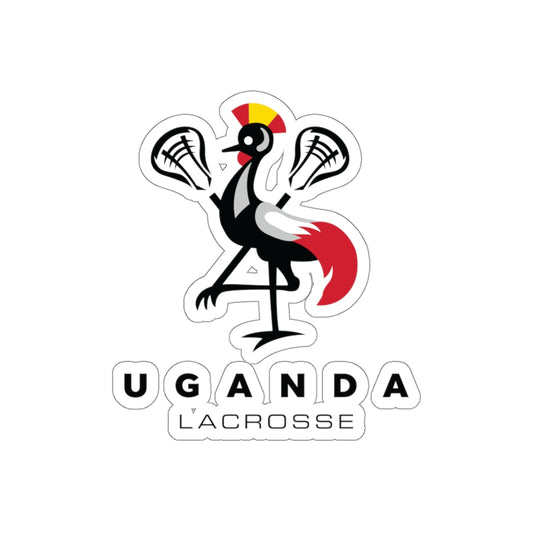 Uganda Lacrosse Die-Cut Sticker