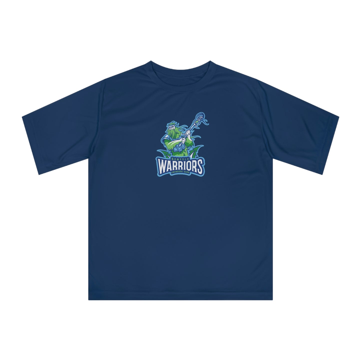 Adult Seattle Warriors Lacrosse Zone Performance T-shirt