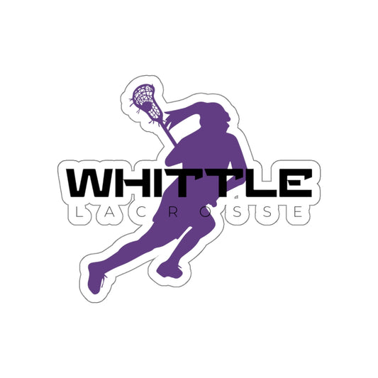 Whittle Lacrosse Die-Cut Stickers